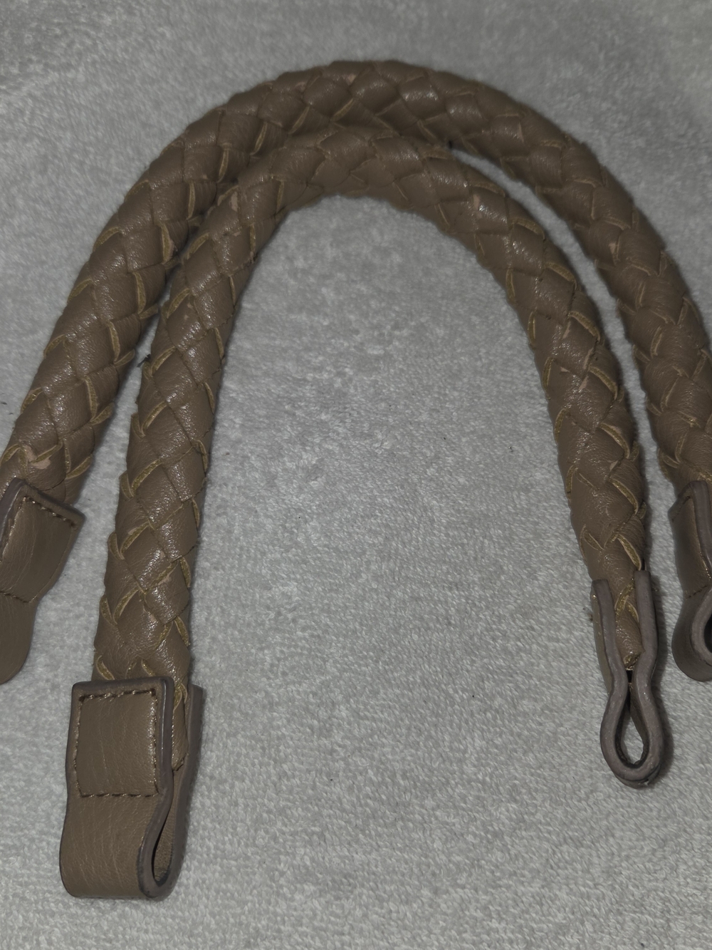 Braided Brown Replacement Bag Handles - Miche Handles